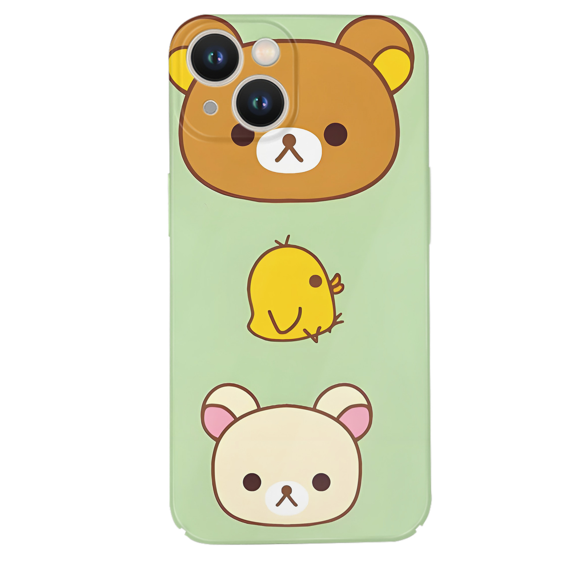 （画像用） リラックマ リラックマ キイロイトリ Rilakkuma Korilakkuma Kiiroitori 【iPhone 14シリーズ対応】ハードケース